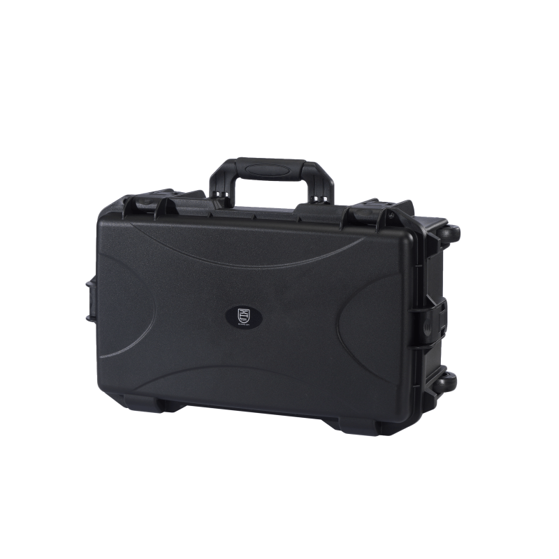 Maleta con ruedas para equipamiento médico militar maniobrable y rígida