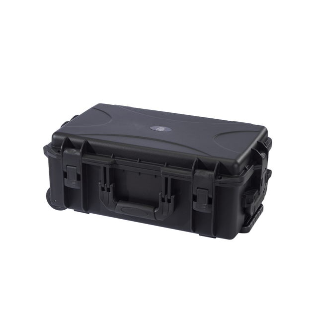 Maleta con ruedas para equipamiento médico militar maniobrable y rígida