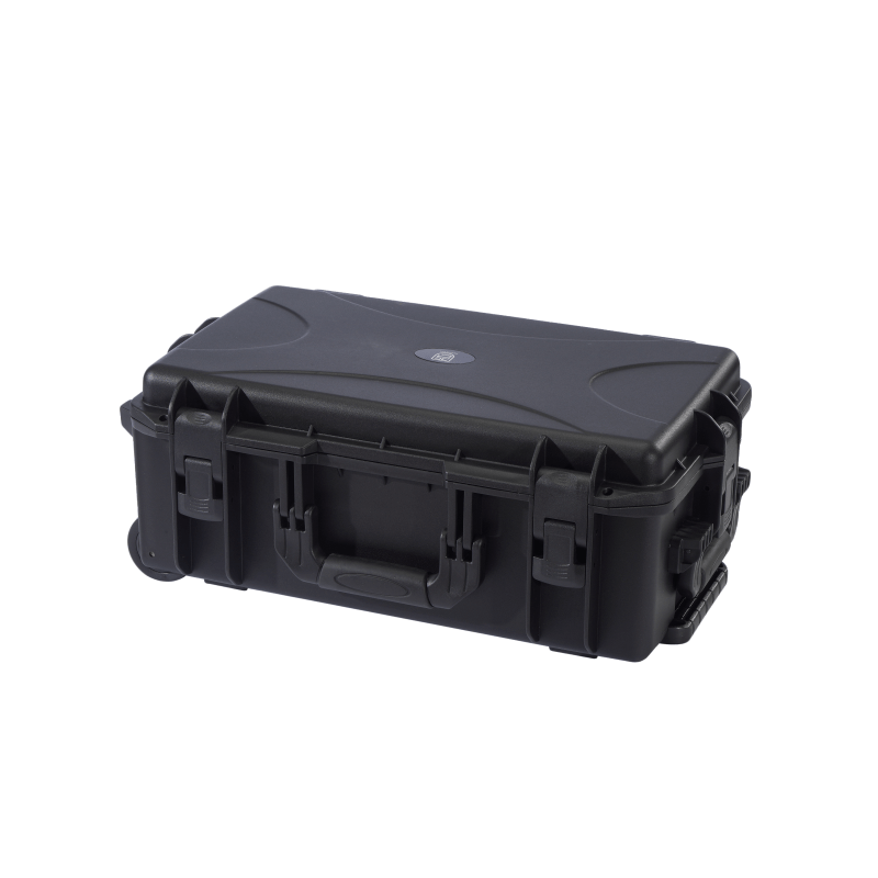 Maleta con ruedas para equipamiento médico militar maniobrable y rígida