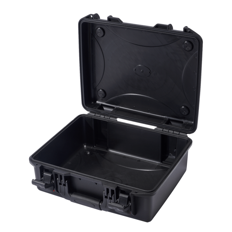 Estuche de transporte grande para electrónica de PVC de plástico duro a prueba de polvo