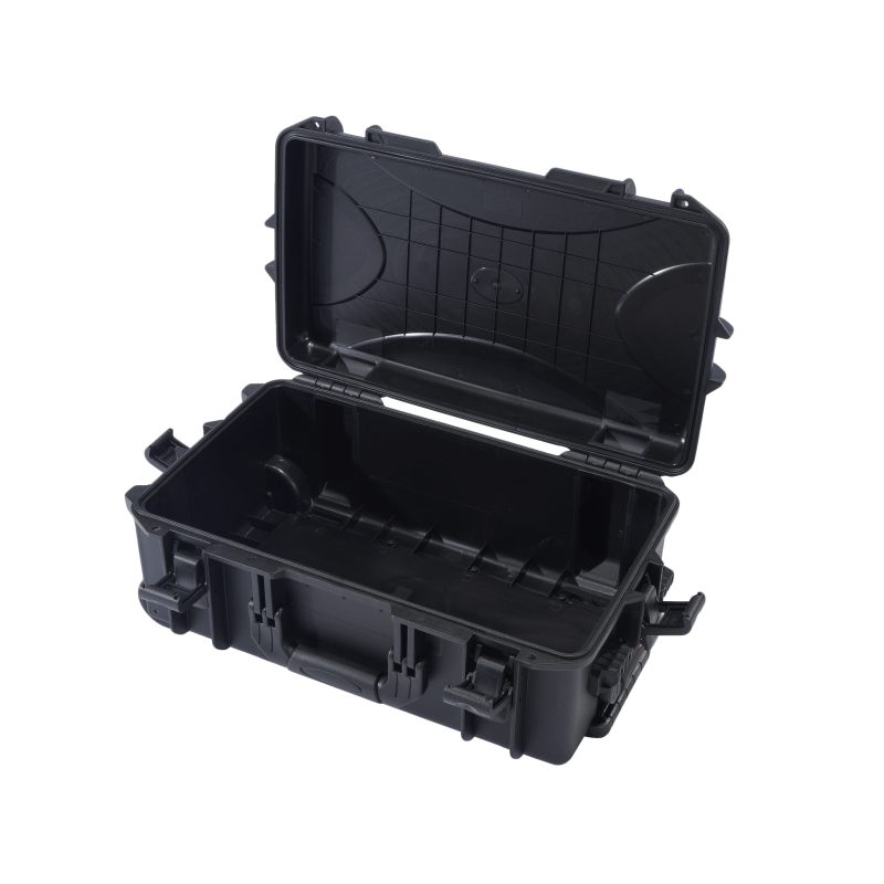 Maleta con ruedas para equipamiento médico militar maniobrable y rígida