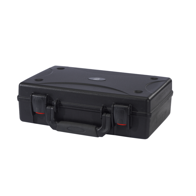 Estuche de transporte mediano de viaje resistente al agua de plástico duro